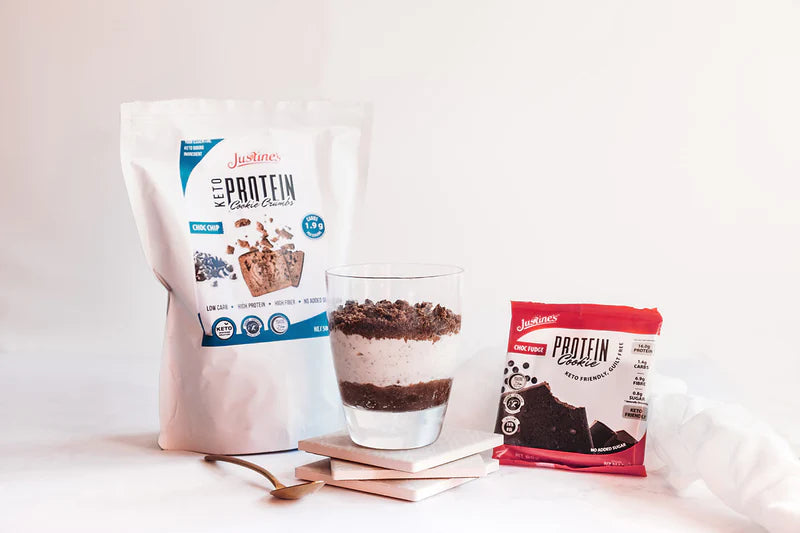 Keto Protein Cookie Mini Cheesecake Cups – Justine's Cookies