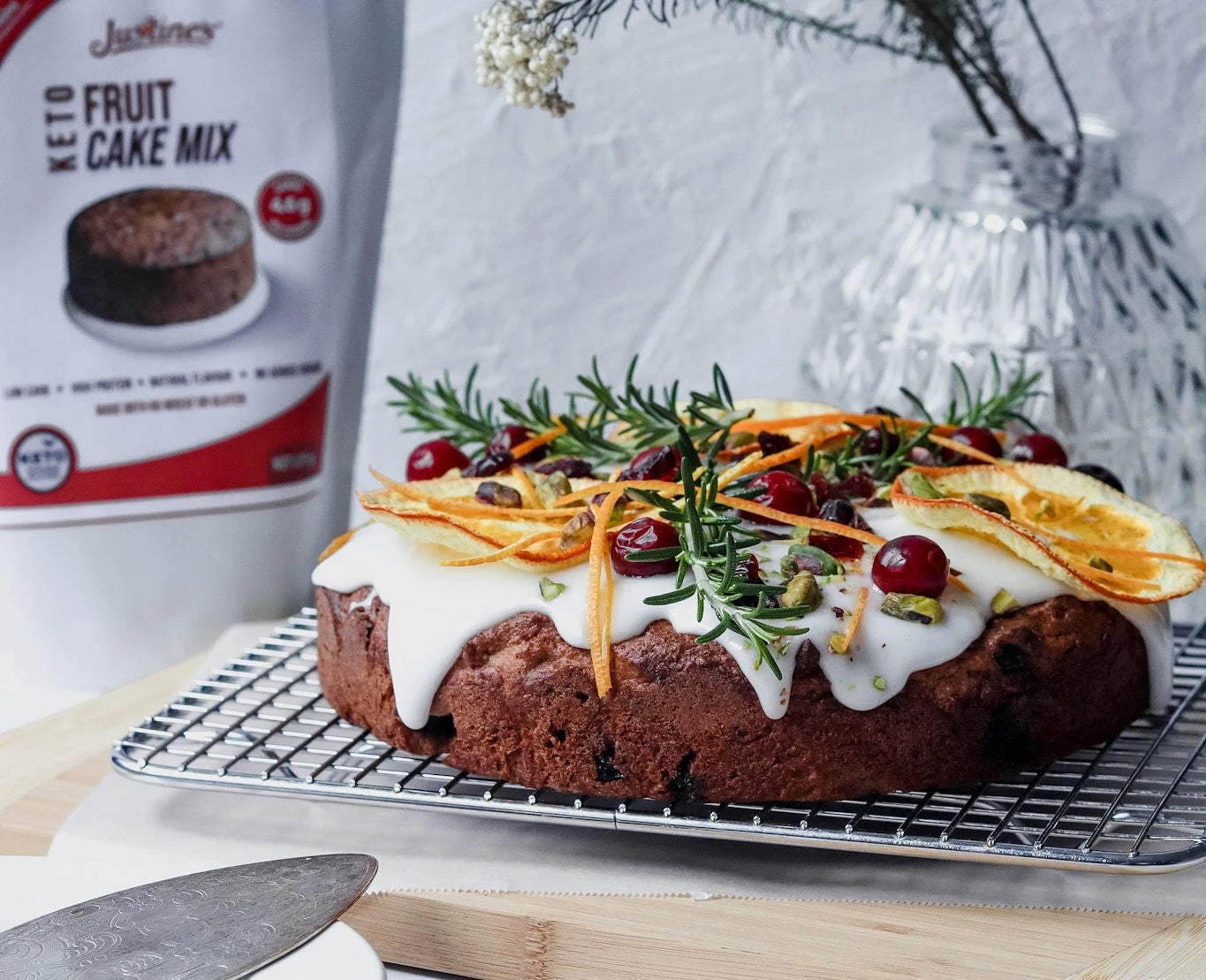 Justine's Keto Christmas Cake