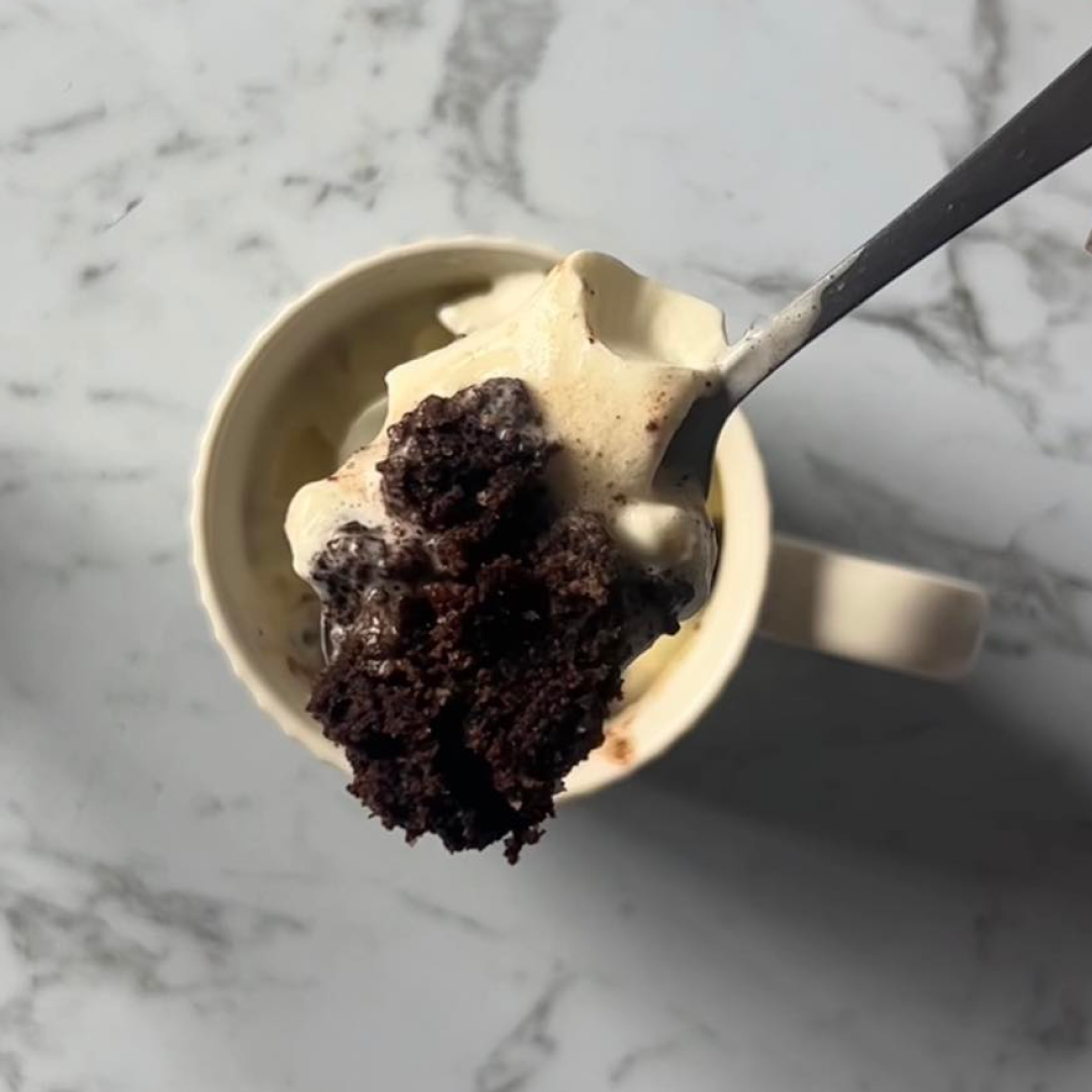 5 ingredient keto self saucing chocolate mug cake recipe