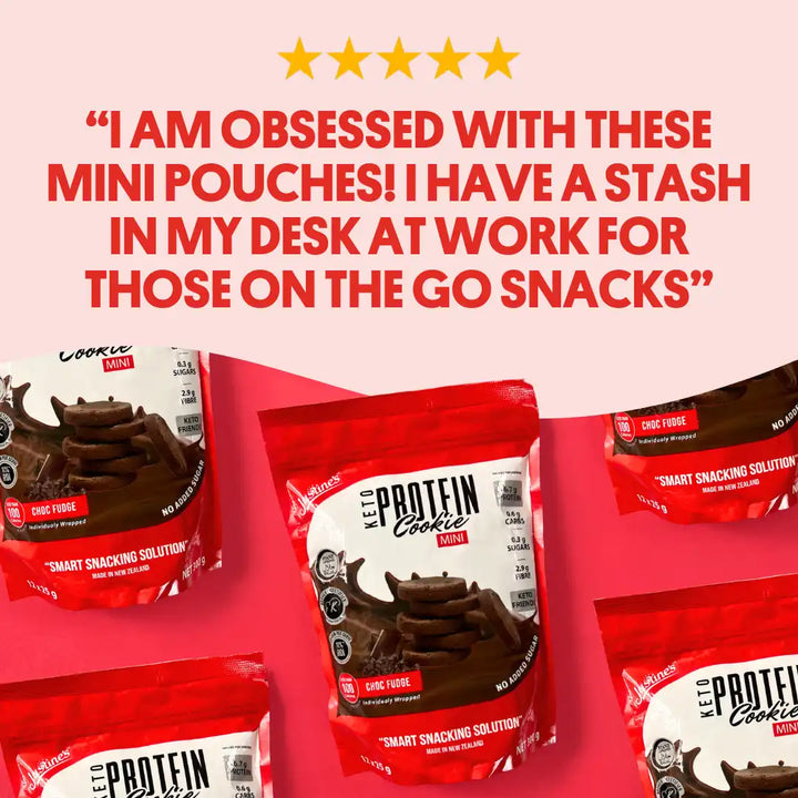 choc fudge mini protein cookie 5 star review