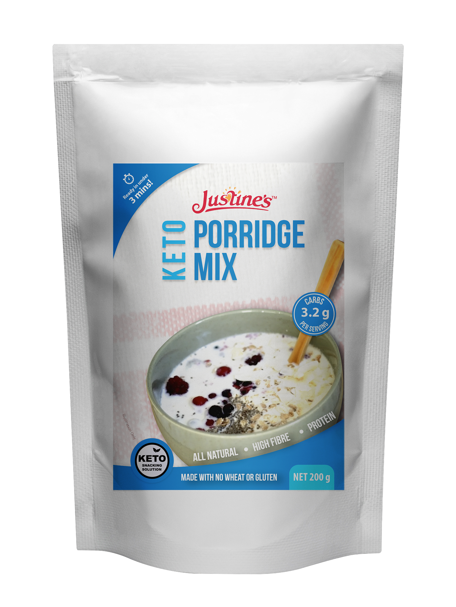 Justine s Keto Porridge Mix 200 G Justine s Cookies