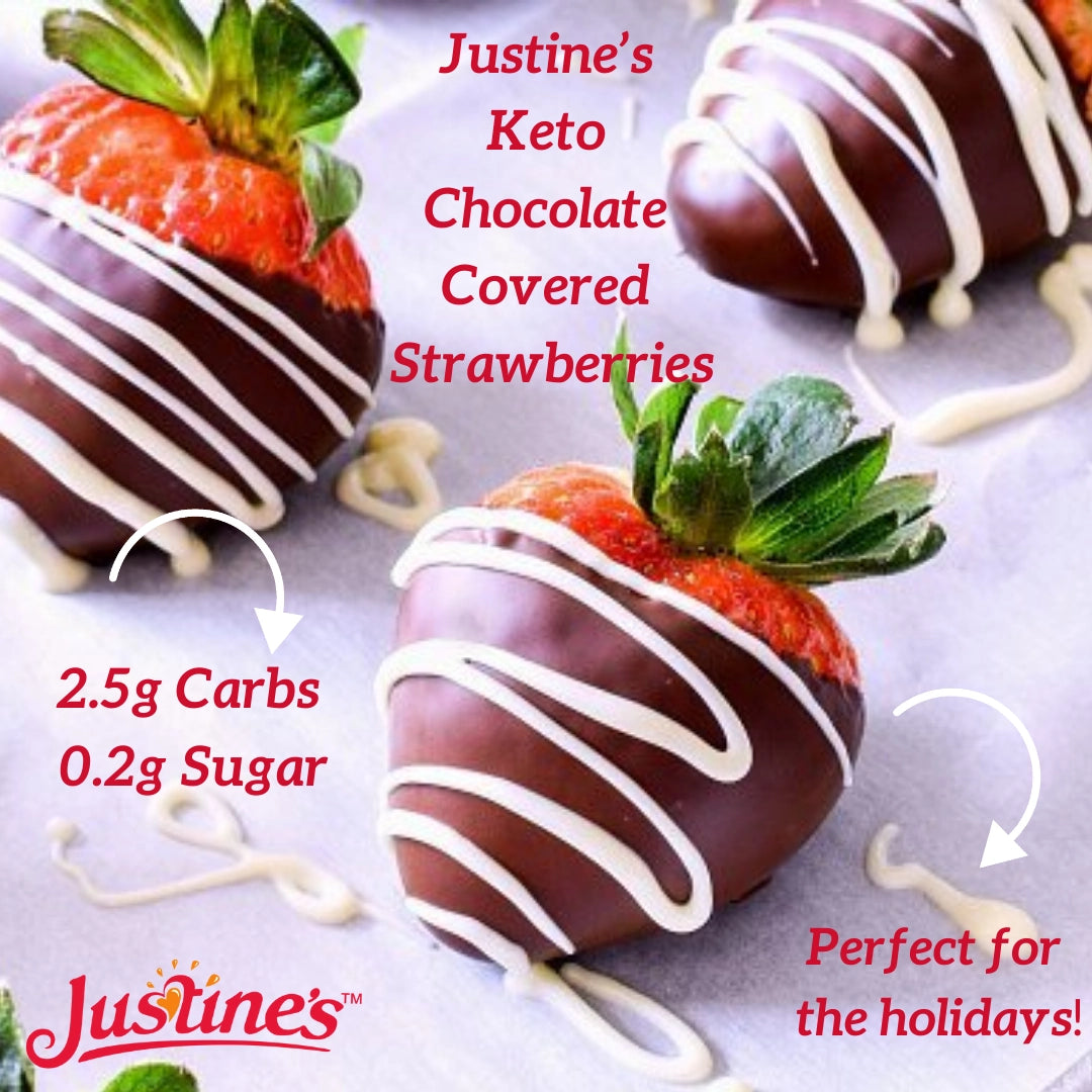 Justine’s Keto Chocolate Covered Strawberries