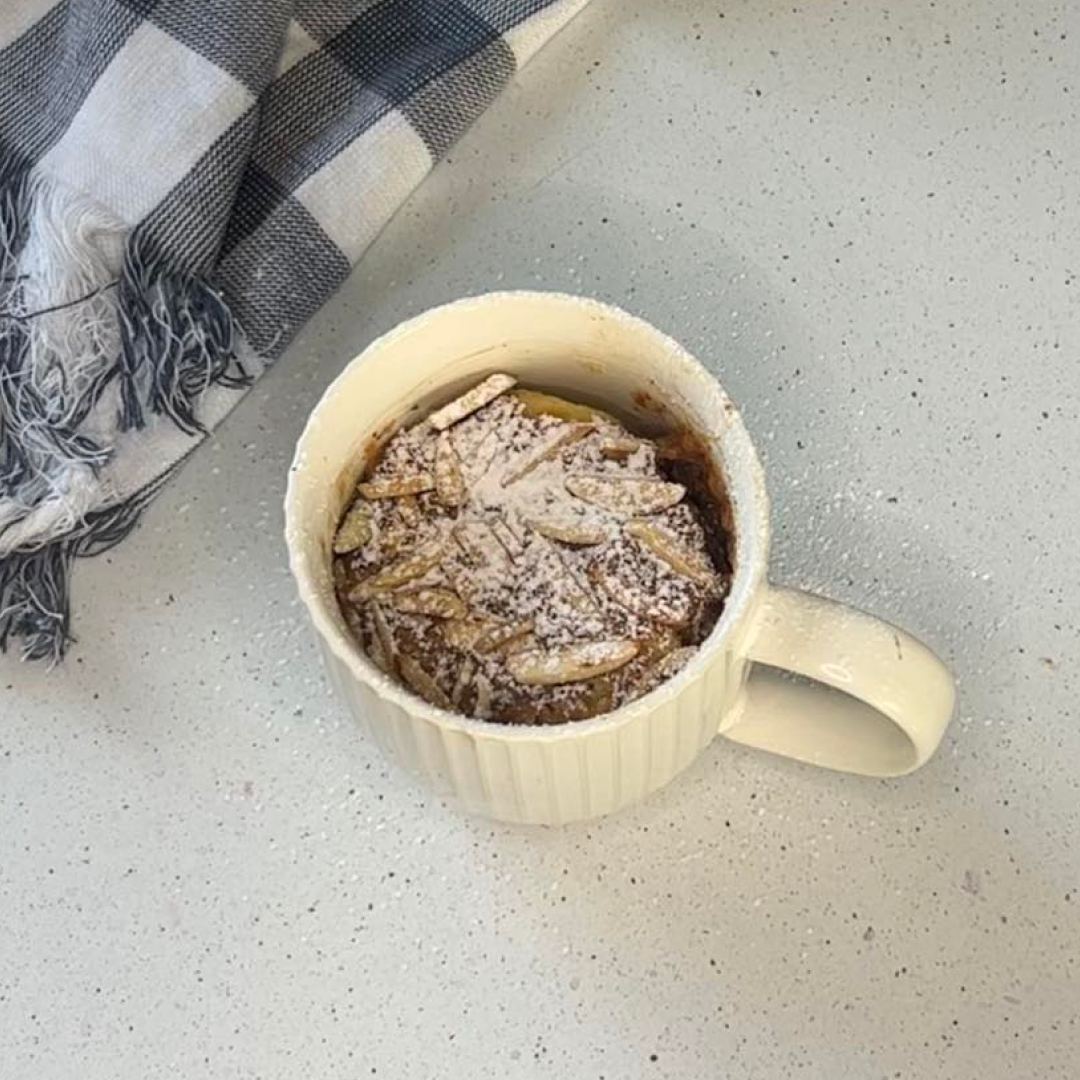 Keto Almond Croissant Microwave Mug Cake