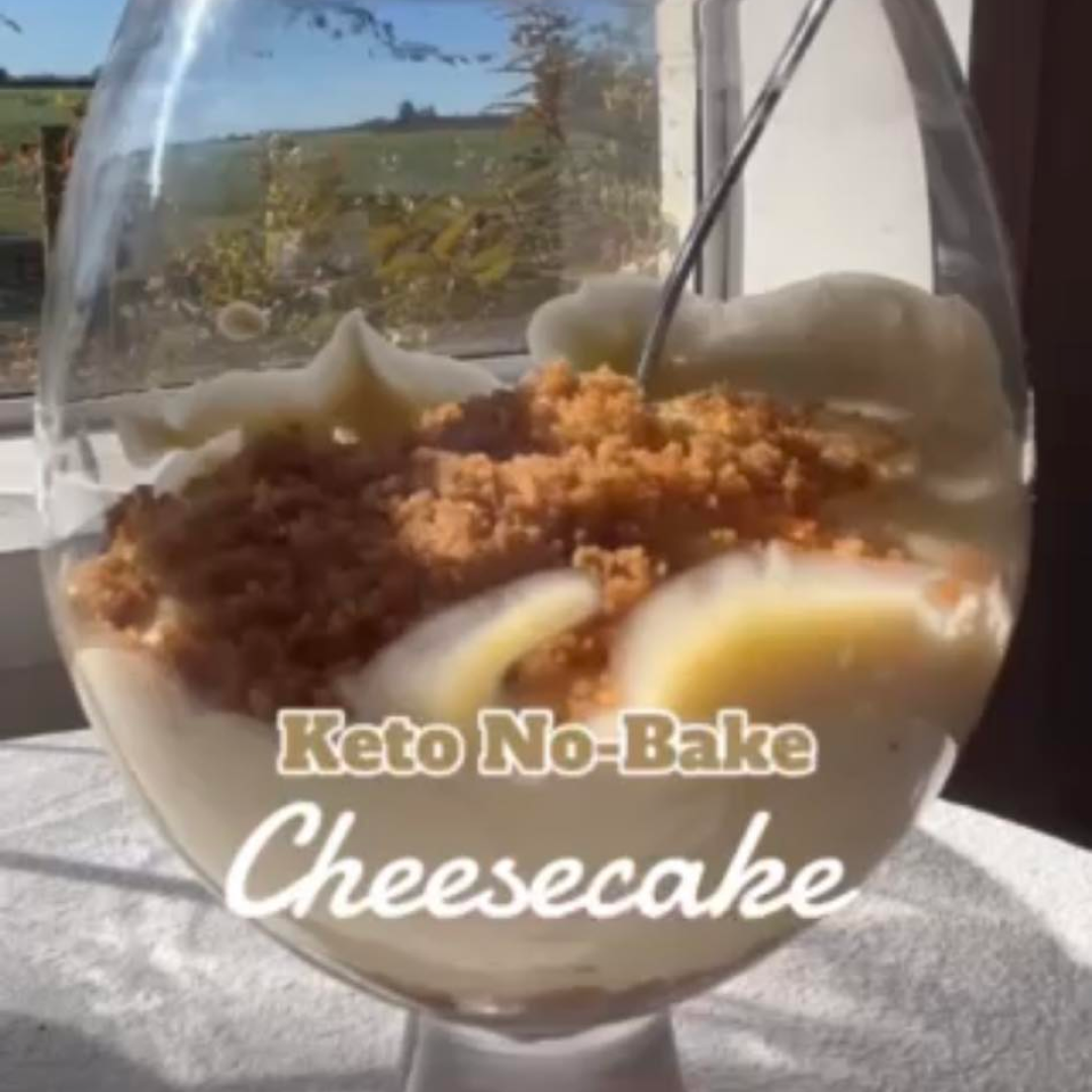 Keto No Bake Ginger Cheesecake Cups