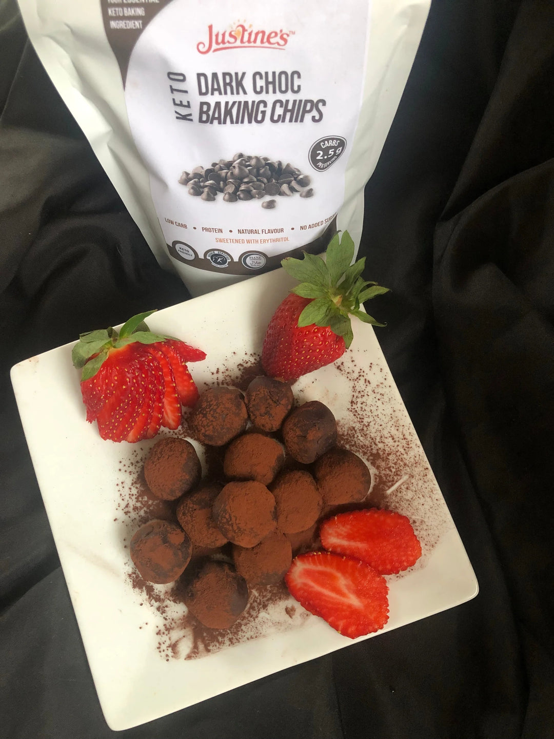 JUSTINES KETO CHOCOLATE TRUFFLES