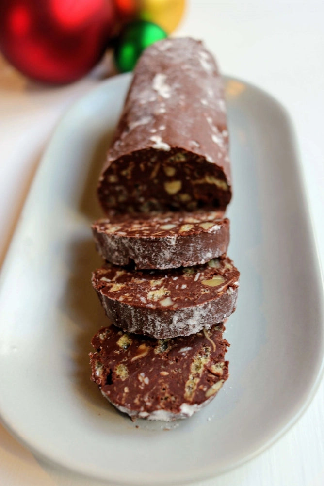 Justine’s Keto Chocolate Salami