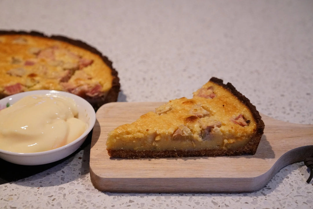 Rhubarb Custard Tart