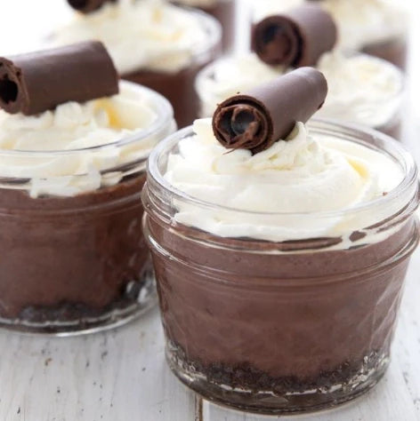 Justine’s Mini Keto Chocolate Cream Pies