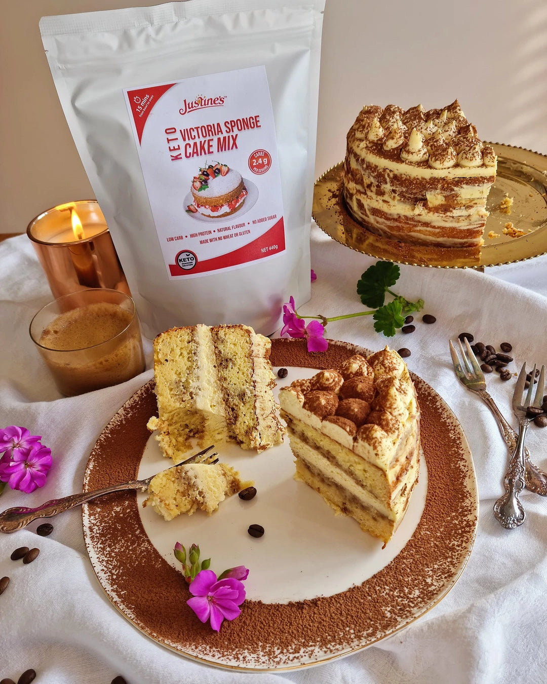 KETO TIRAMISU CAKE