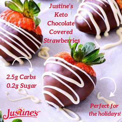 Justine’s Keto Chocolate Covered Strawberries