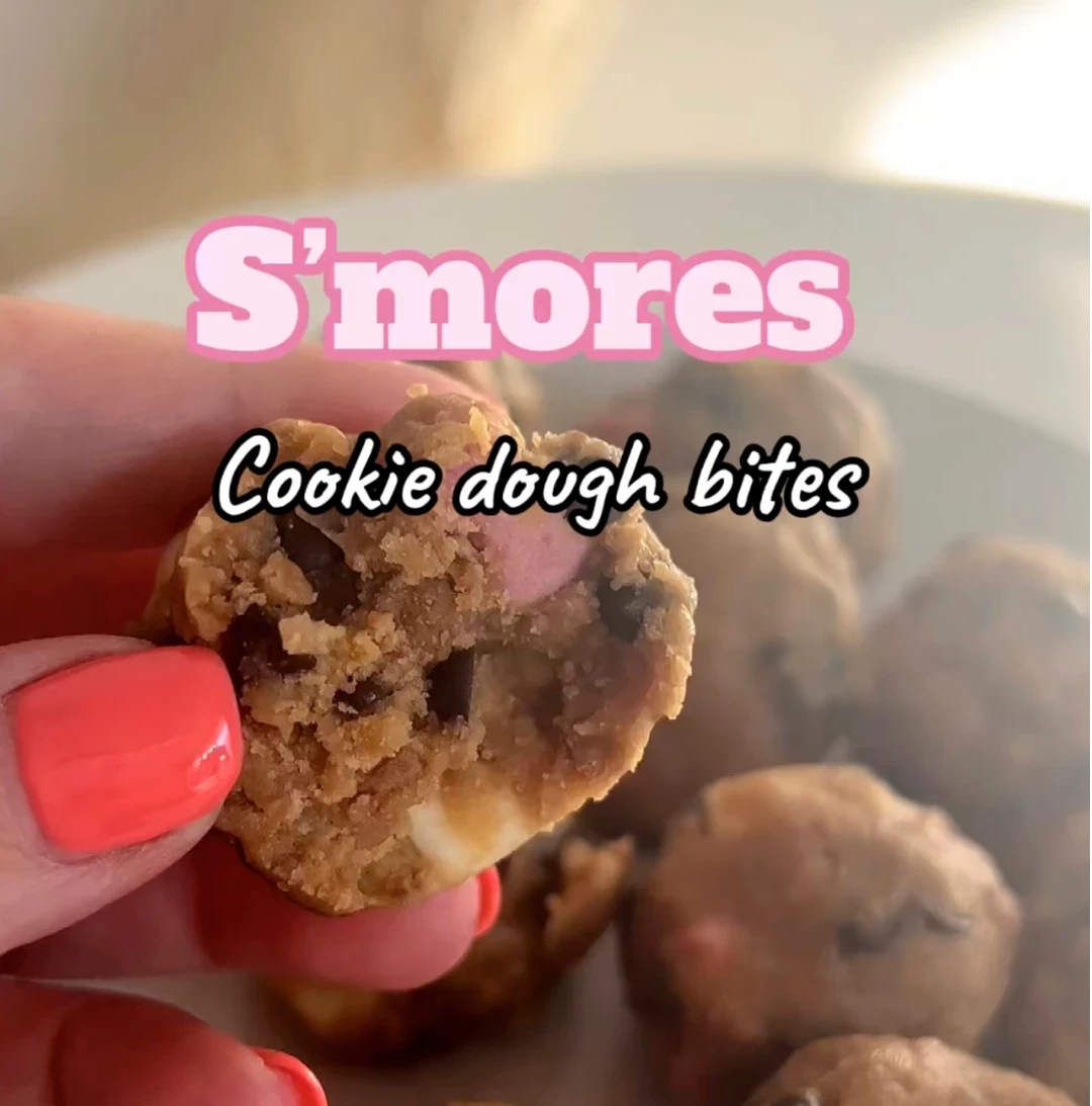 Smores Cookie Dough Bites