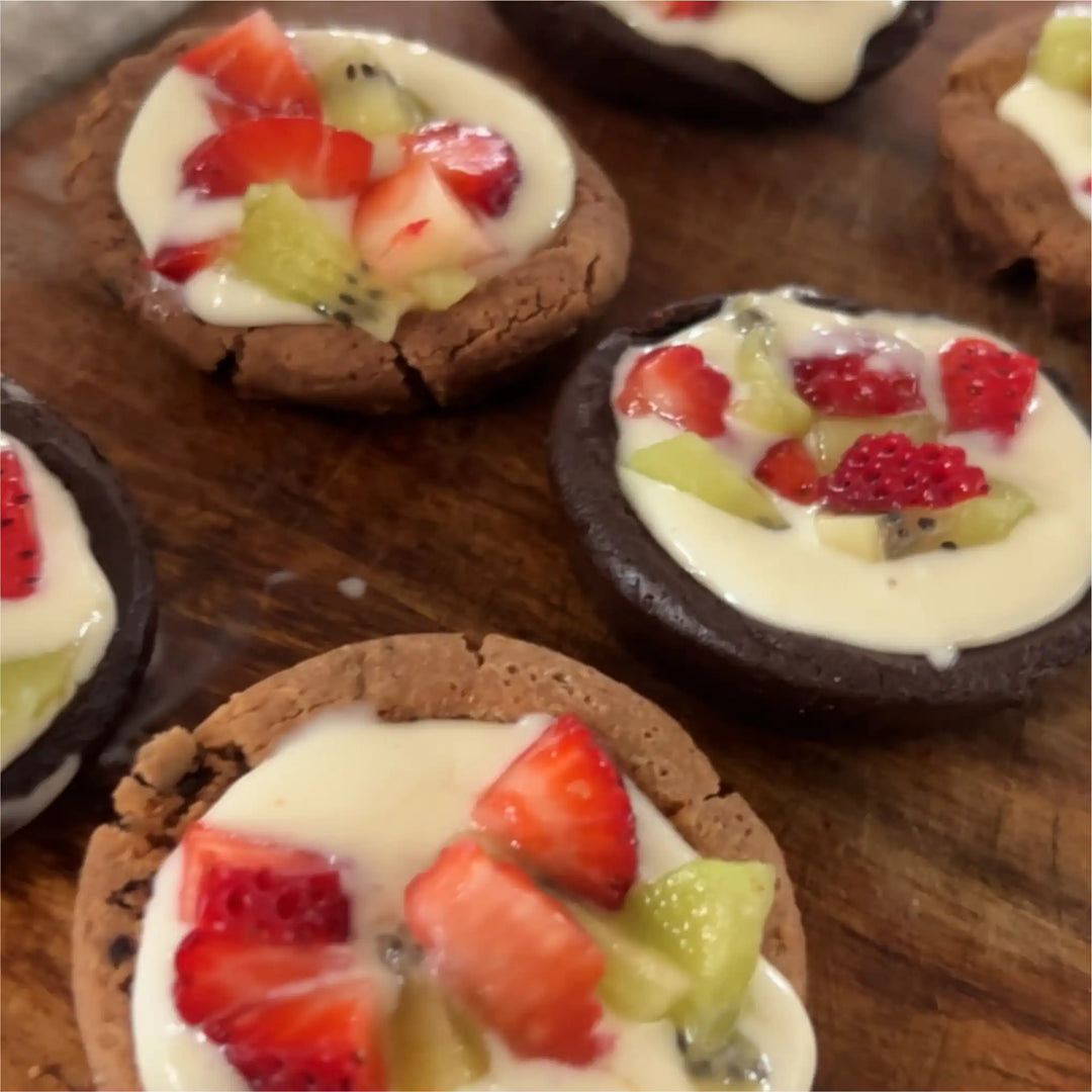 Protein Mini Cookie Cups Recipe (No Bake, High Protein)