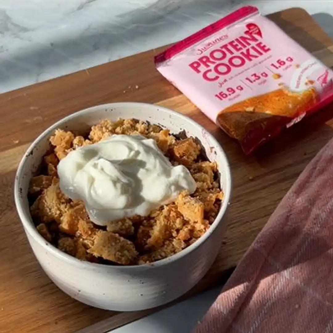 Protein Packed Single Serve Berry Crumble