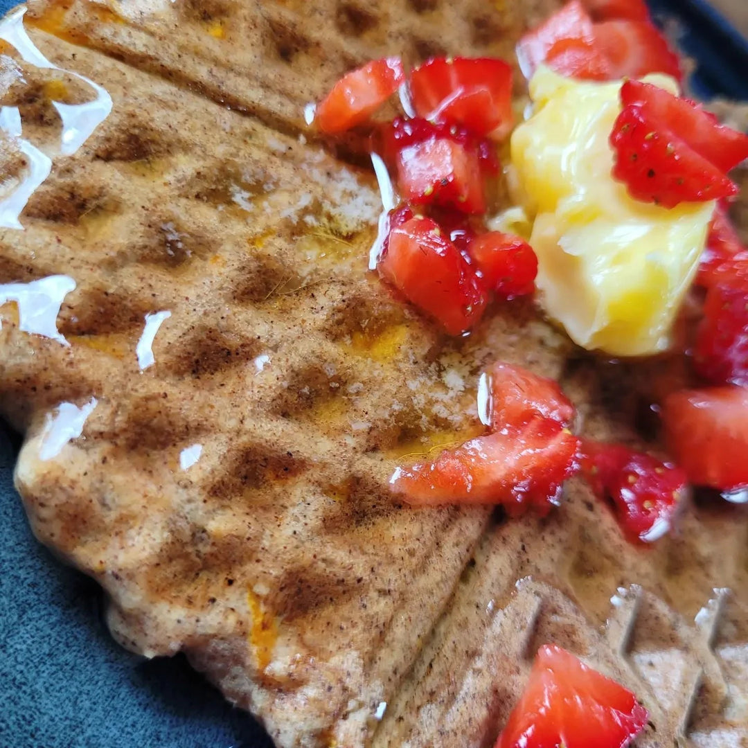 Keto Carrot Cake Waffles