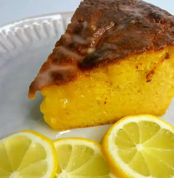 Low Carb Lemon Drizzle Cake