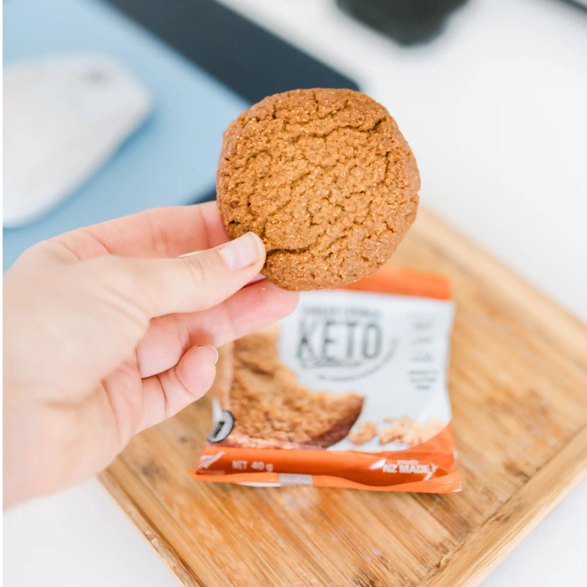 Justine's Keto Ginger Crunch Cookie Texture