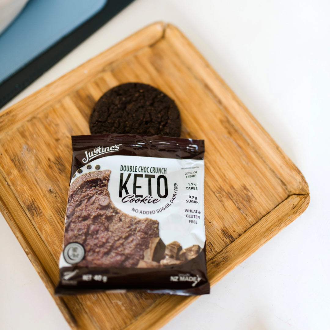 Justine's Keto Double Choc Crunch Cookie Texture