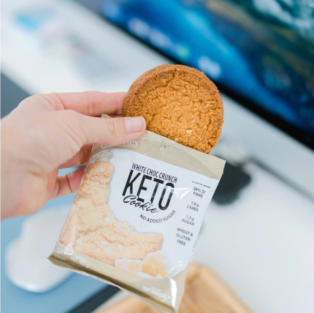 Justine's Keto White Choc Crunch Cookie 40g