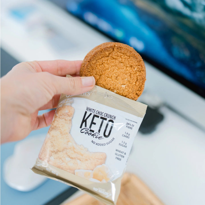 Justine's Keto White Choc Crunch Cookie 40g