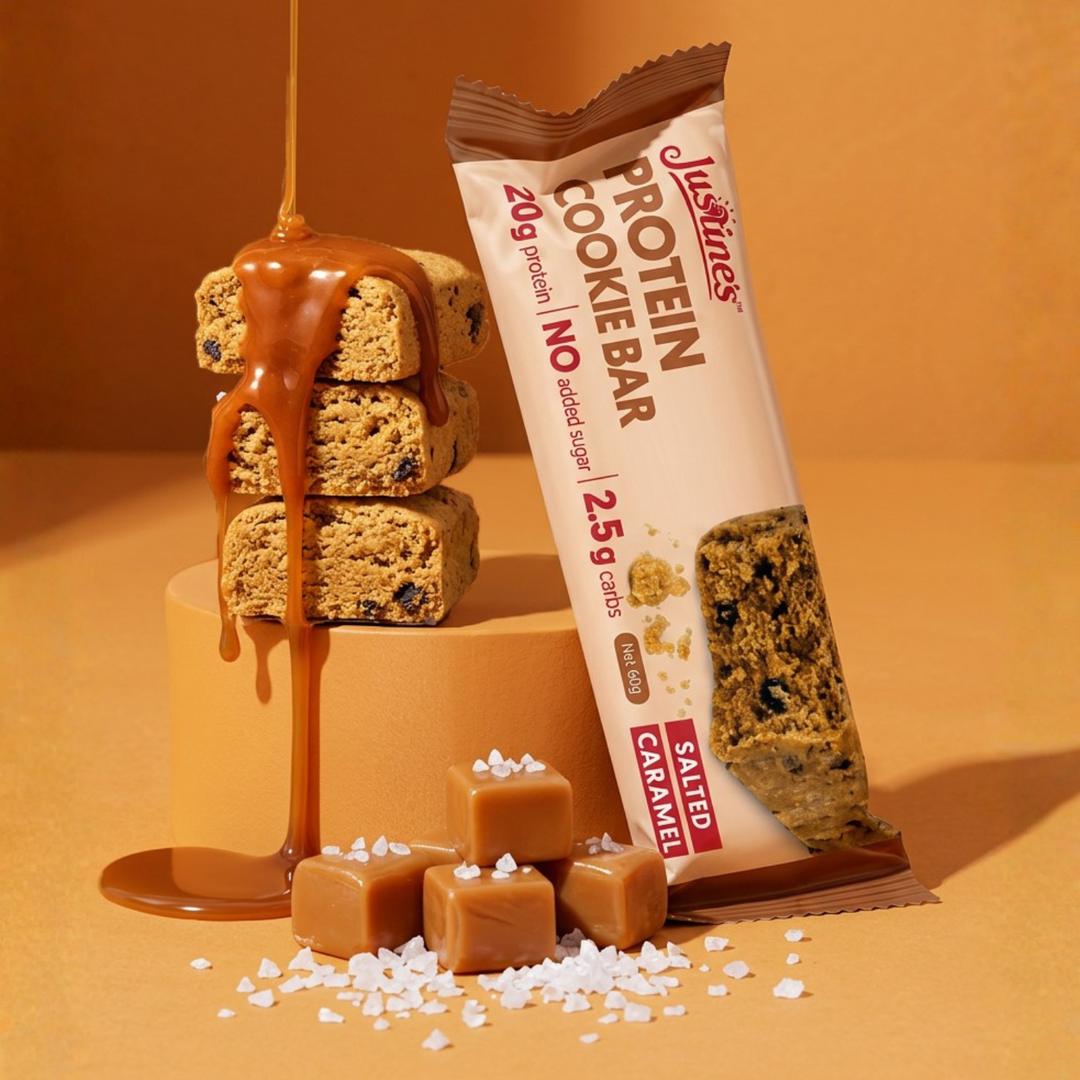 Justine's Protein Cookie Bar Salted Caramel 60g - Box of 12