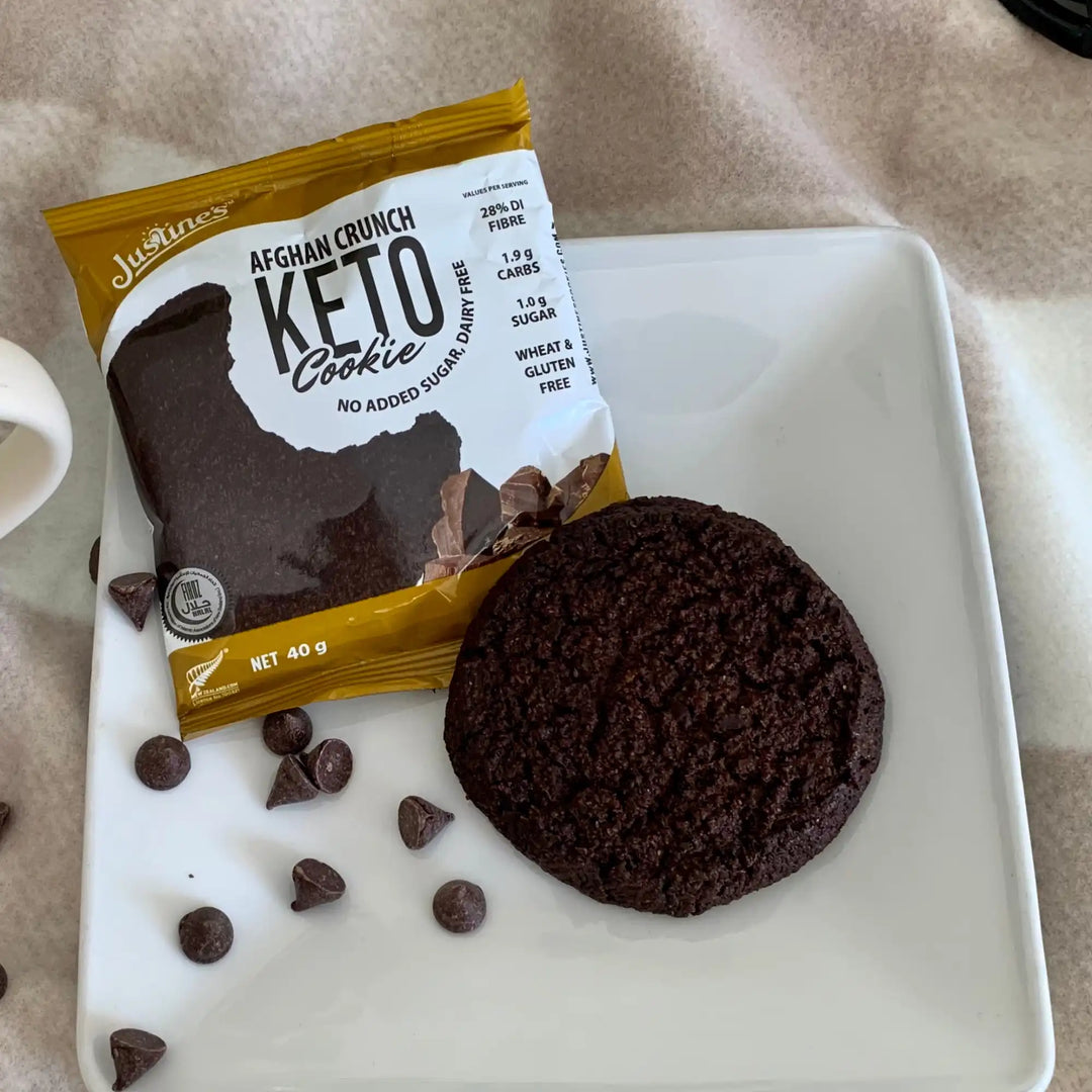 Justine's Keto Afghan Crunch Cookie Texture