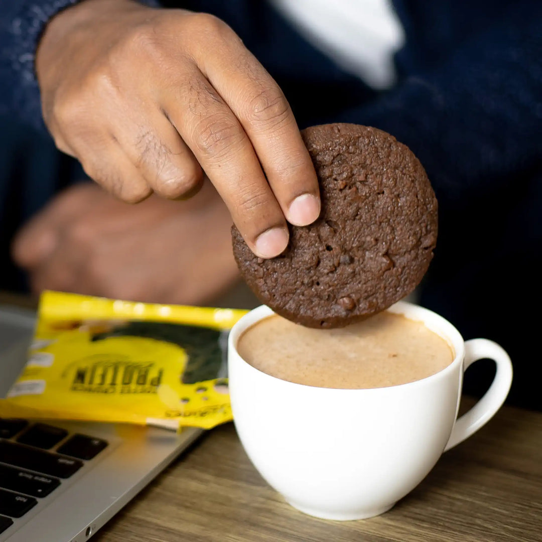 Justine's Keto Vegan Toffee Crunch Protein Cookie Texture