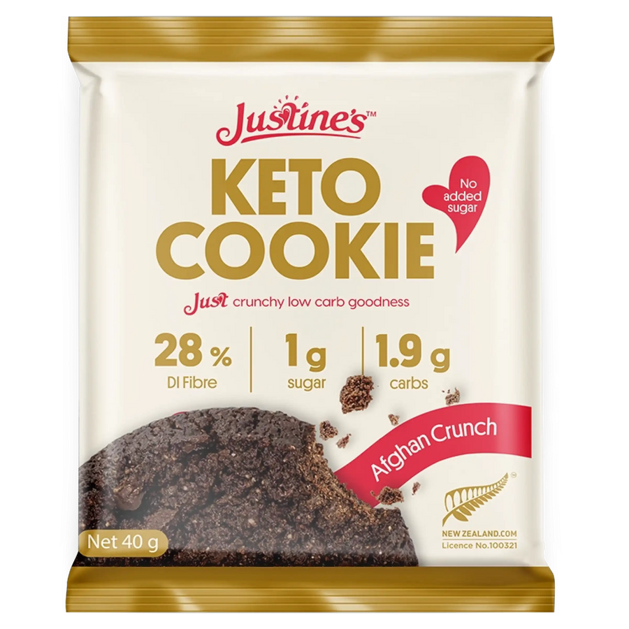 Justine's Keto Crunch Cookie Afghan 40g