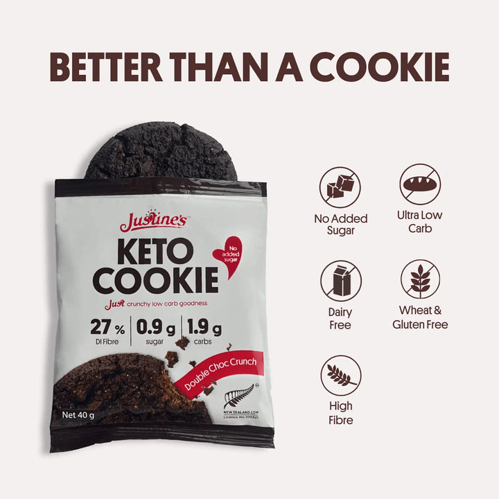 keto double choc crunch cookie benefits