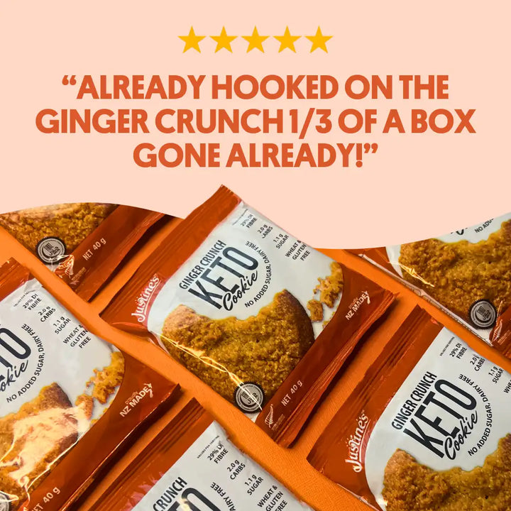 Justine's Keto Ginger Crunch Cookie featured review