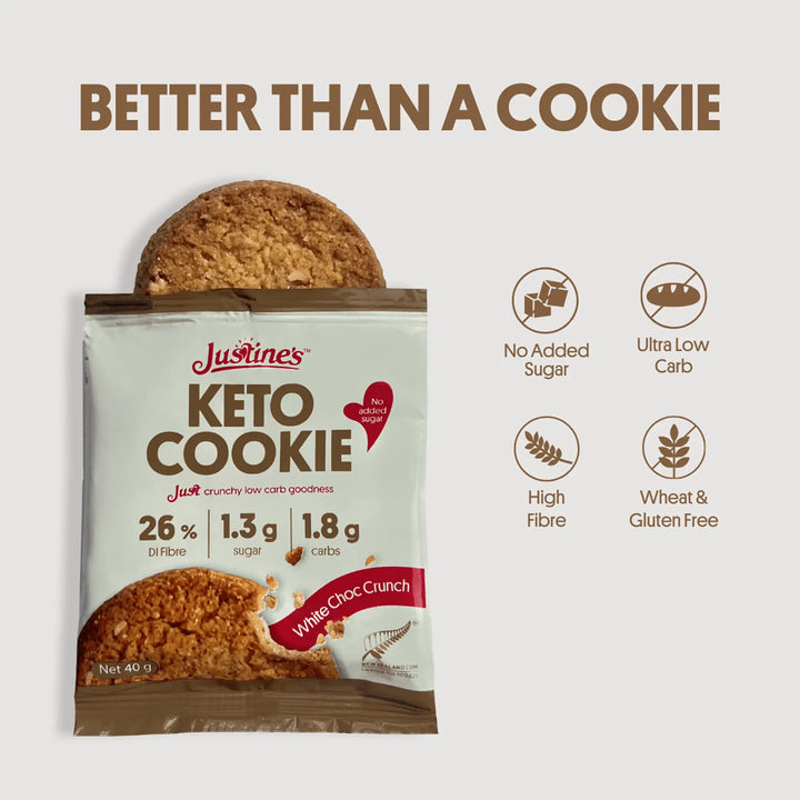 white choc crunch keto cookie benefits