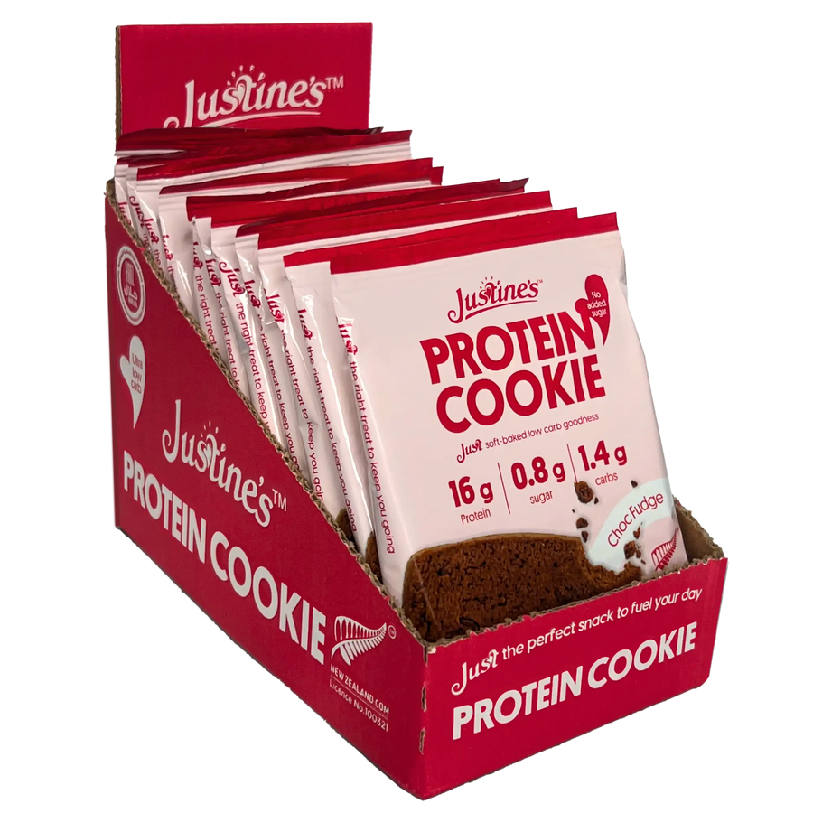 Justine's Keto Choc Fudge Protein Cookie 60g x 12