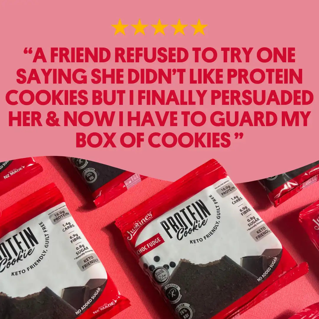 Justine's Keto Choc Fudge Protein Cookie Customer Review