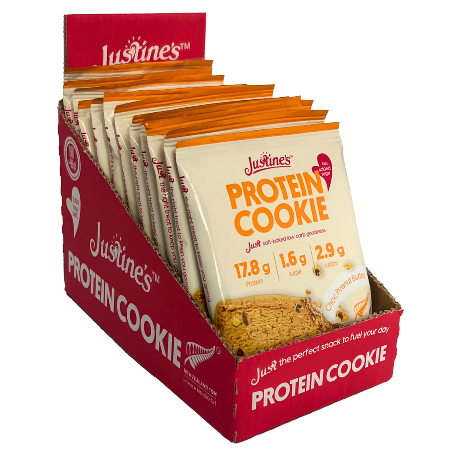 Justine's Keto Peanut Butter Protein Cookie 60g x 12