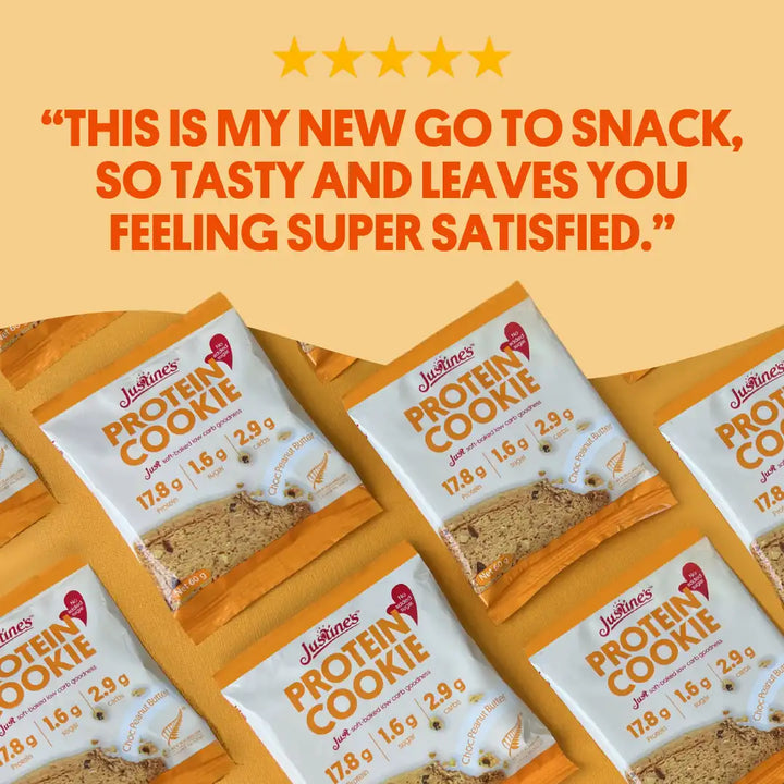 Justine's Keto Peanut Butter Choc Chip Protein Cookie customer review