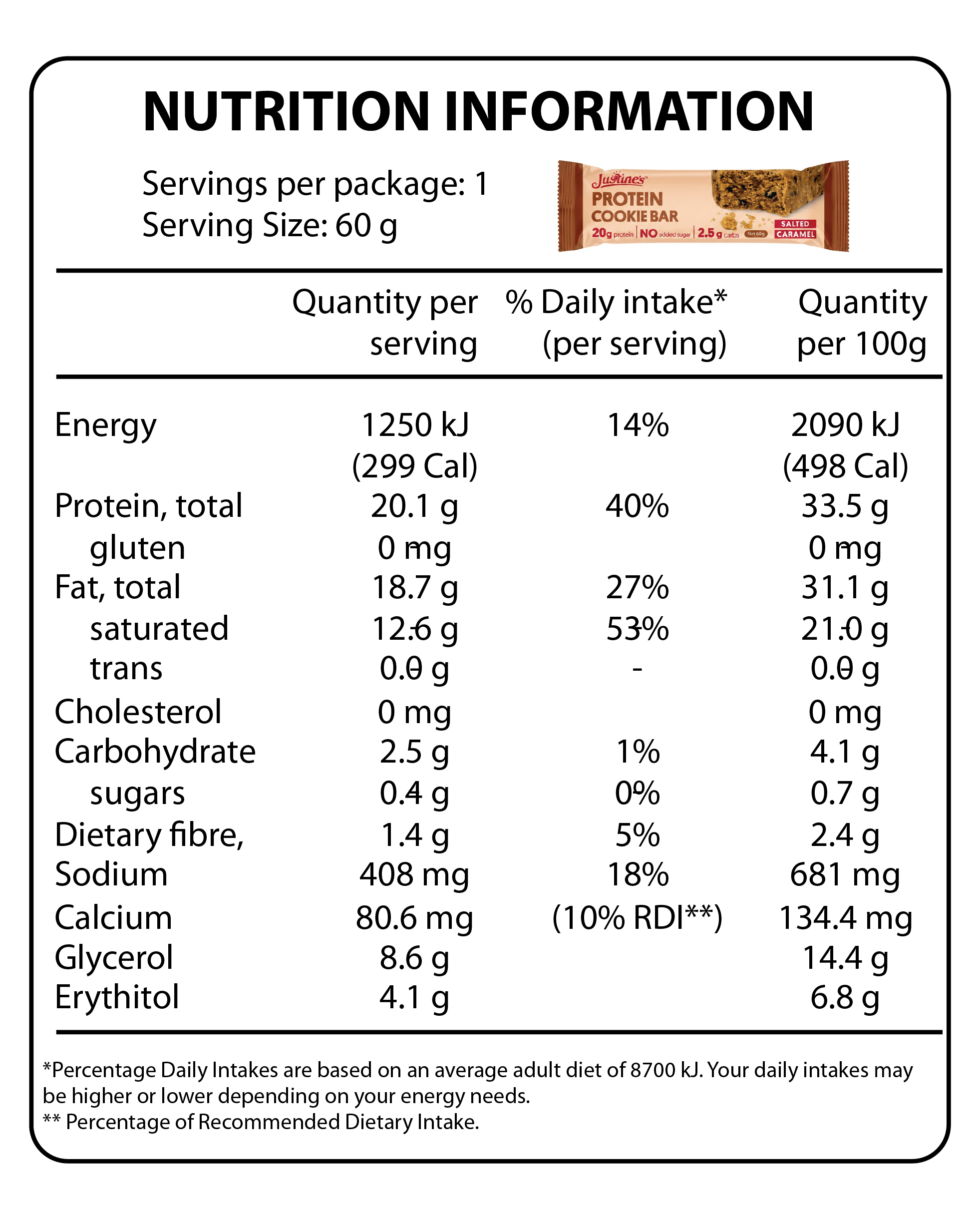 Nutrition Information