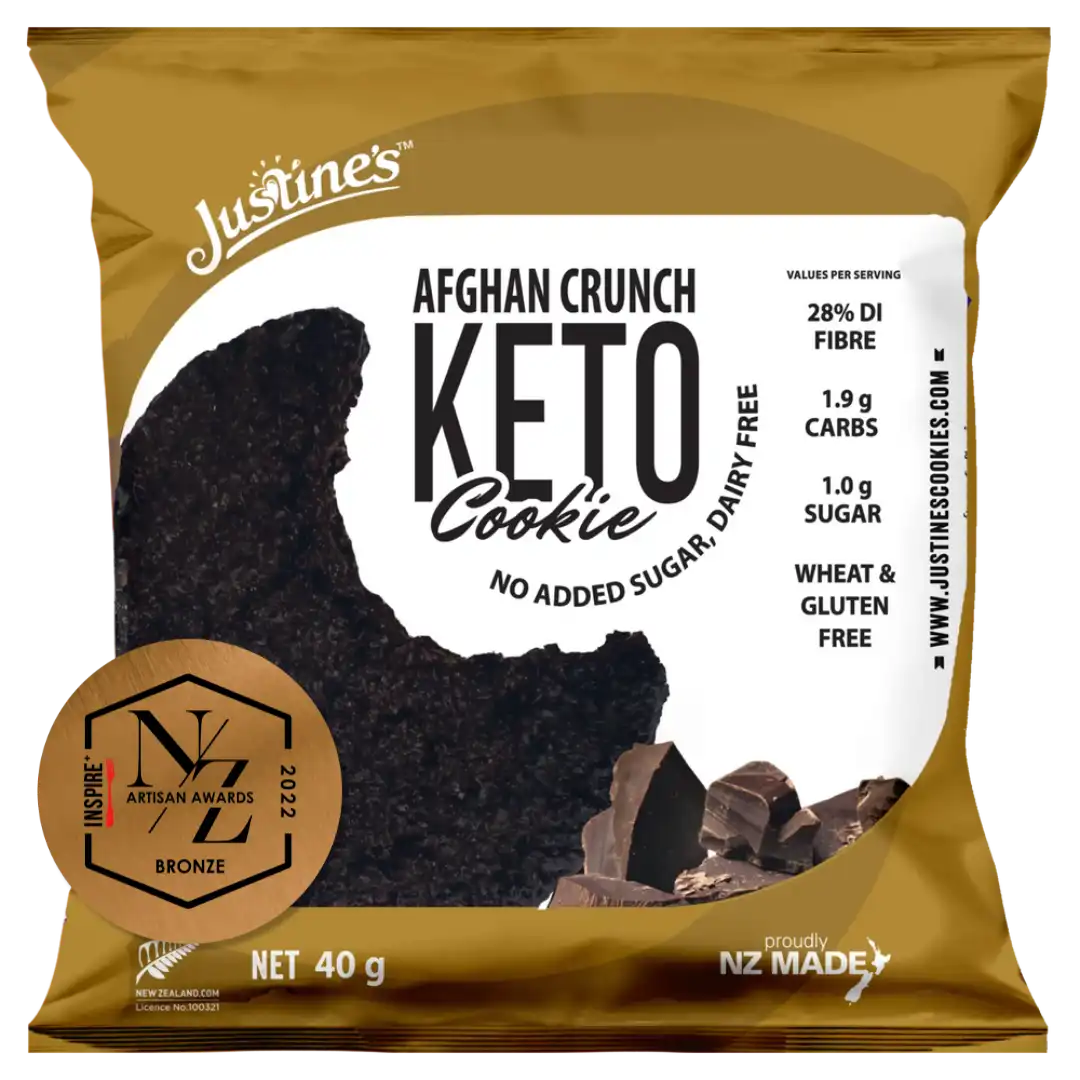 Justine's Keto Crunch Cookie Afghan 40g