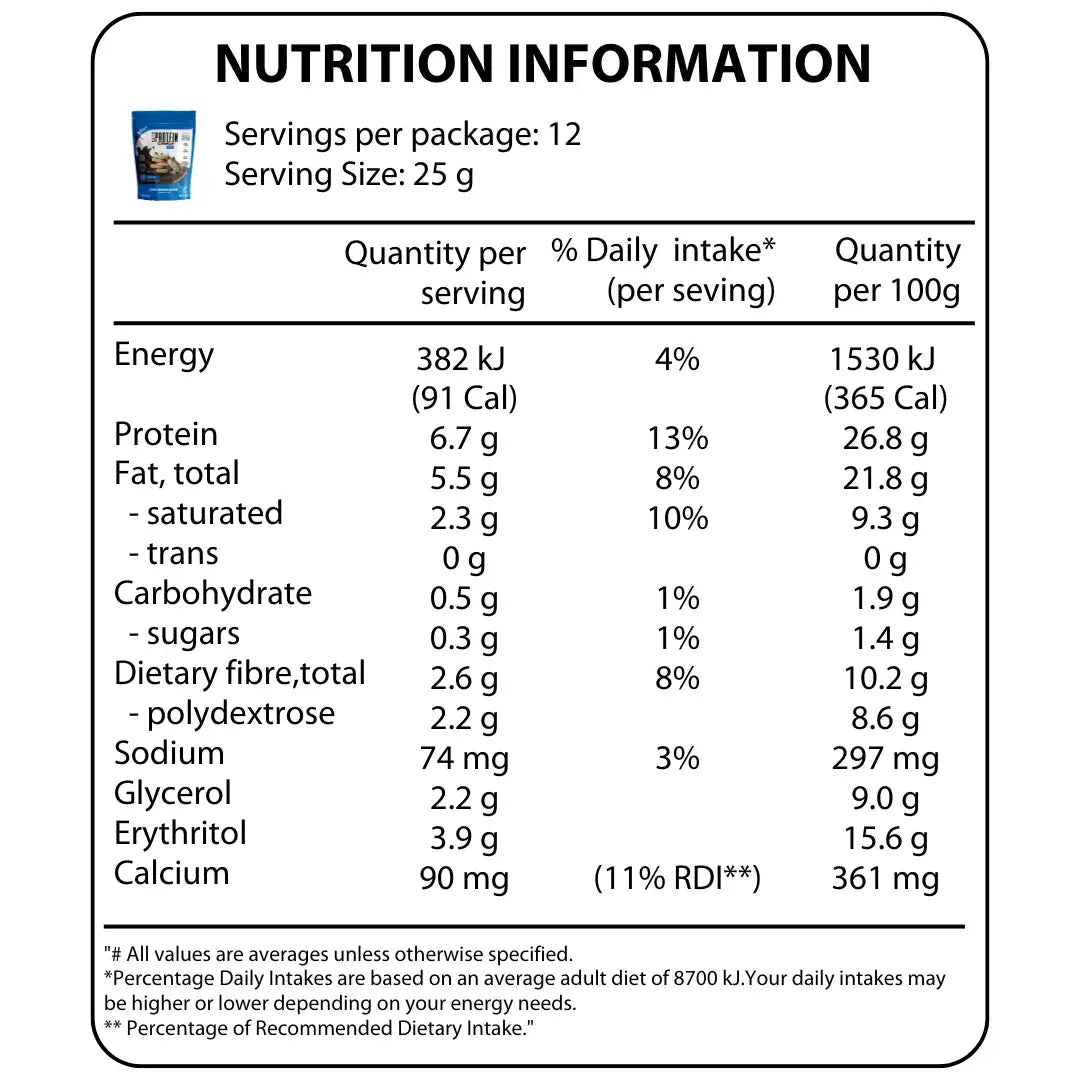 Nutrition Information