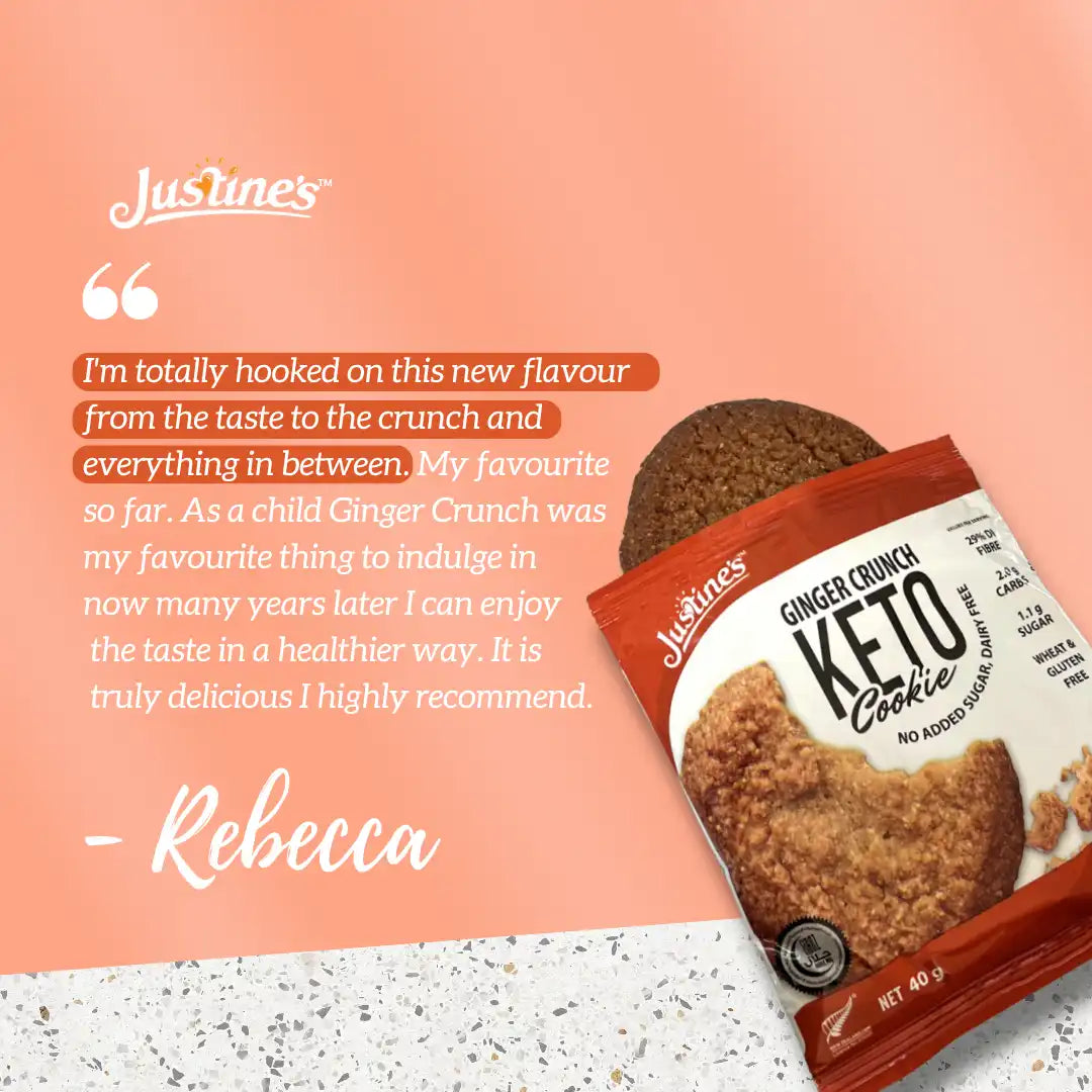 Justine's Keto Ginger Crunch Cookie featured review