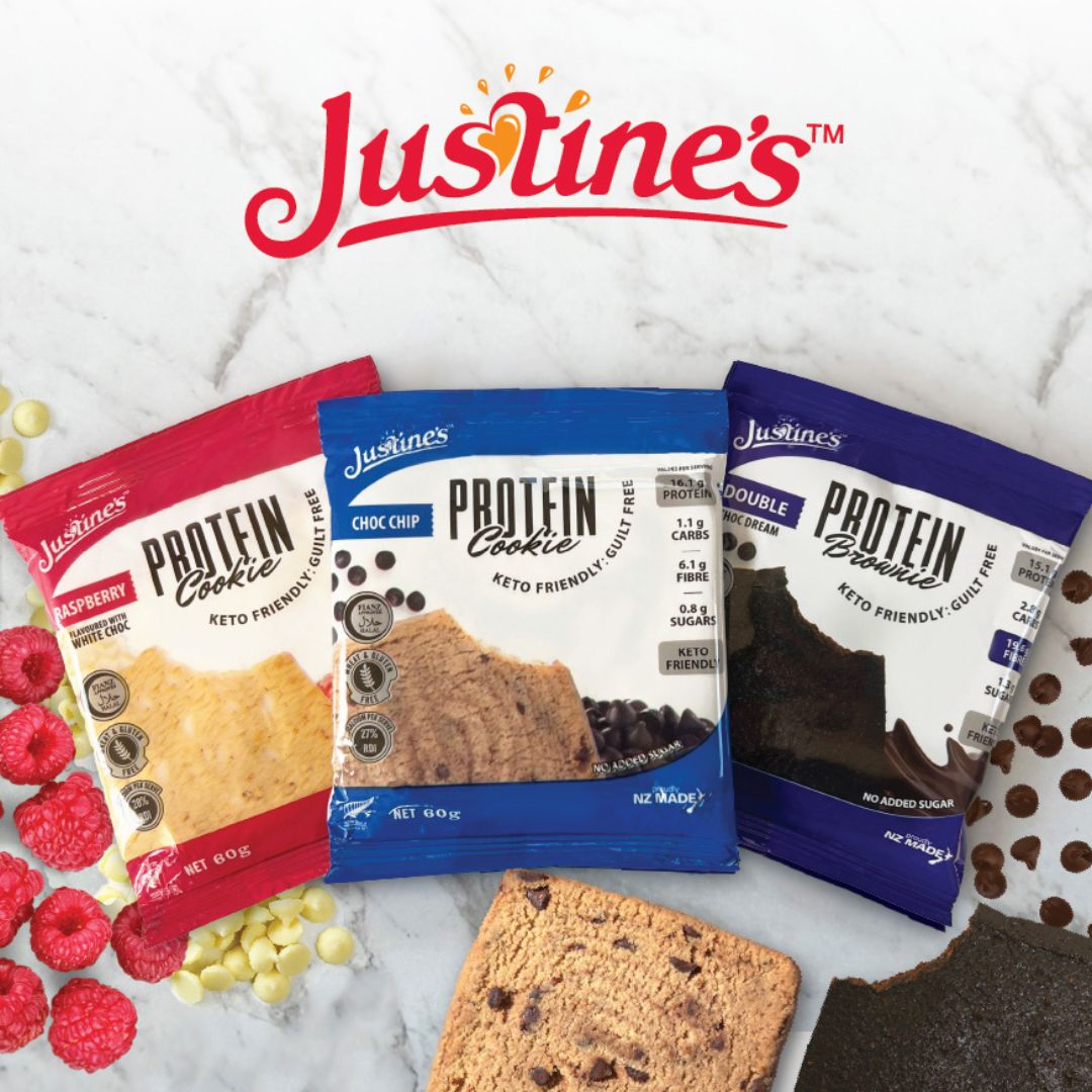 Justine's Cookies - High Protein, Low Carb, Keto Cookies NZ