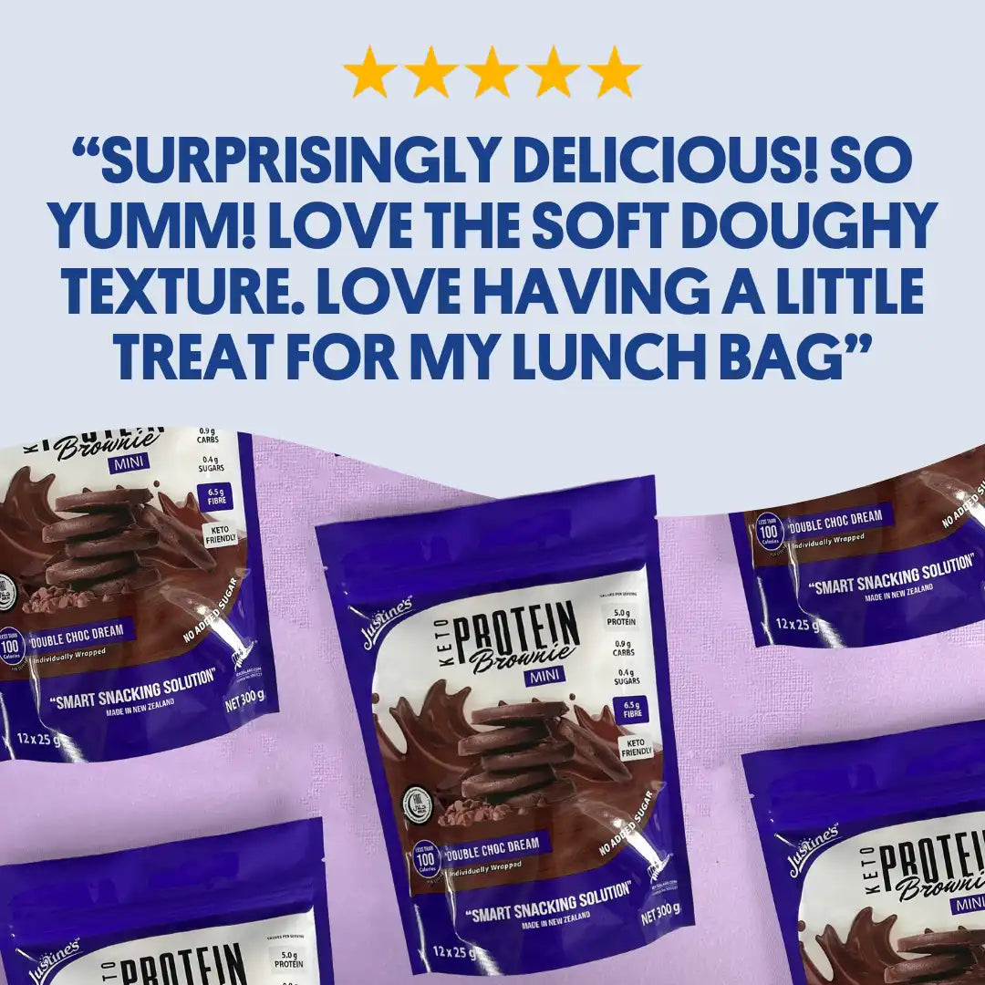 double choc dream mini protein brownie 5 star review