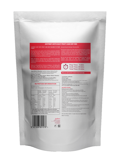 Justine's Keto Fruit Cake Mix